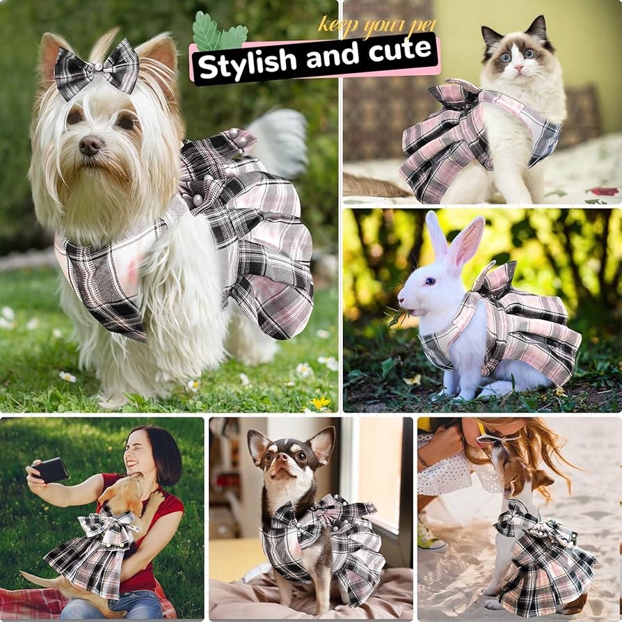 Amazon.com : PETCARE Cute Dog Dress Clothes for Small Dogs